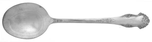 Holiday (Silverplate, 1951) Solid Salad Serving Spoon by National Silver Co