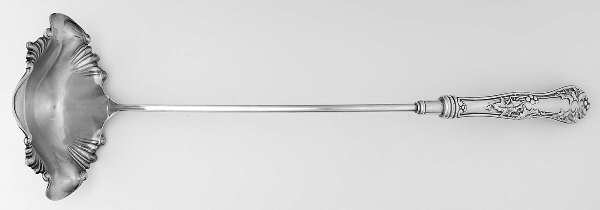 Holly (Silverplate, 1904-1907) Punch Ladle with Silverplate Bowl