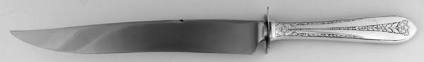 Margaret Rose (Sterling, 1938) Large Stainless Blade Roast Carving Knife