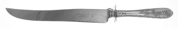 Margaret Rose (Sterling, 1938) Large Carving/Roast Knife StnlBl w/Sterling Guard