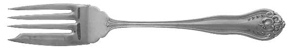 Marseilles (Silverplate, 1906) Individual Salad Fork by National Silver Co