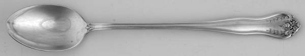 Marseilles (Silverplate, 1906) Iced Tea Spoon by National Silver Co