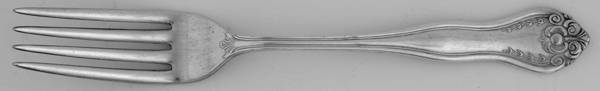 Marseilles (Silverplate, 1906) Fork by National Silver Co