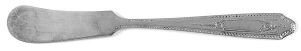 Martinique (Silverplate, 1935) Flat Handle Butter Spreader by National Silver Co
