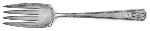 Monarch Plate Two (Silverplate) Medium Solid Cold Meat Serving Fork