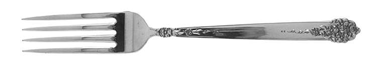 Moss Rose (Silverplate, 1949) Fork