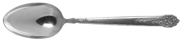 Moss Rose (Silverplate, 1949) Demitasse Spoon by National Silver Co
