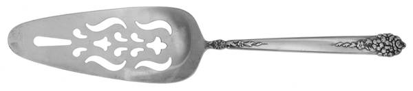 Moss Rose (Silverplate, 1949) Server-Pie/Solid-Pierced