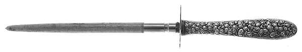 Narcissus (Silverplate, 1935) Small Steel Rod Sharpener Knife