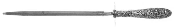 Southern Rose (Sterling, 1933) Large Steel Rod Knife Sharpener