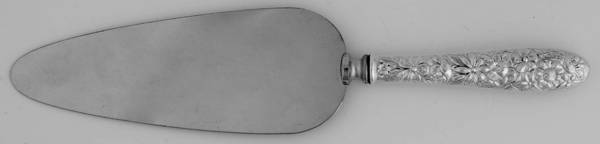Southern Rose (Sterling, 1933) Pie Server with Silverplate Blade