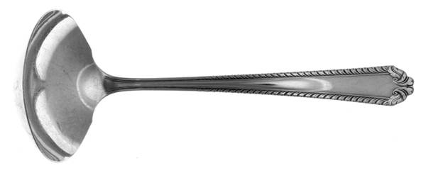 New Gadroon (Silverplate, 1935) Solid Gravy Ladle by National Silver Co