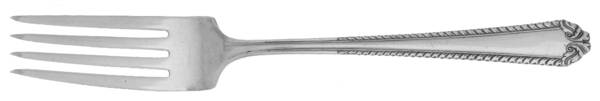 New Gadroon (Silverplate, 1935) Fork by National Silver Co