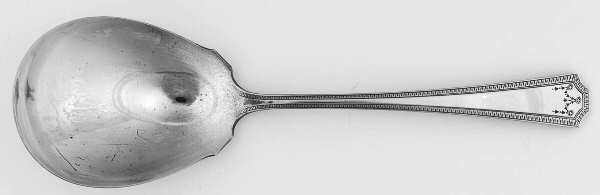 Adam (Silverplate) Solid Smooth Casserole Spoon