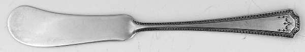 Adam (Silverplate) Flat Handle Butter Spreader
