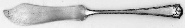 Adam (Silverplate) Flat Handle Master Butter Knife