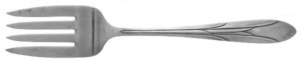 Empire (Silverplate) Medium Solid Cold Meat Serving Fork