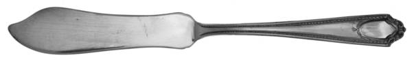 NTS8 (SILVERPLATE) Flat Handle Master Butter Knife by National Silver Co