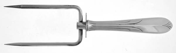 Overture (Sterling, 1936, No Monograms) Large Joint/Roast Holder Fork