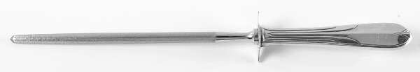 Overture (Sterling, 1936, No Monograms) Large Roast Steel Rod Knife Sharpener