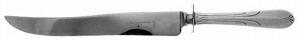 Overture (Sterling, 1936, No Monograms) Large Stainless Blade Roast Carving Knife
