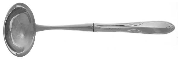 Overture (Sterling, 1936, No Monograms) Hollow Handle Gravy Ladle with Stainless Bowl