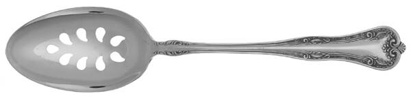 Queen Elizabeth (Silverplate, 1908) Pierced Tablespoon (Serving Spoon) HC