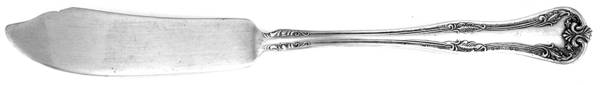 Queen Elizabeth (Silverplate, 1908) Flat Handle Master Butter Knife by National Silver Co