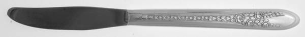 Rose and Leaf (Silverplate, 1937) Modern Solid Grille Knife