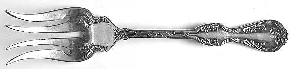 Royal Oak (Silverplate, 1906) Small Solid Cold Meat Serving Fork