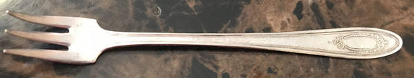 S. E. B. Four (Silverplate) Cocktail/Seafood Fork