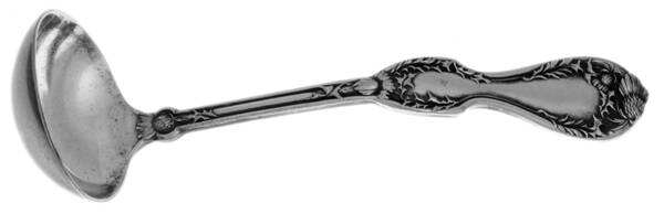 Thistle (Silverplate) Solid Piece Cream Ladle