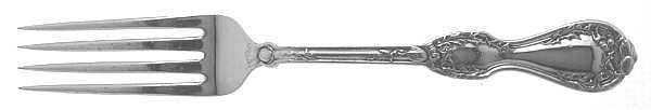 Thistle (Silverplate) Fork by National Silver Co