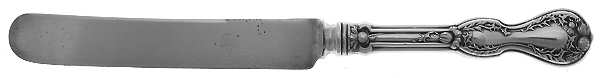 Thistle (Silverplate) Old French Hollow Knife with Bolster by National Silver Co