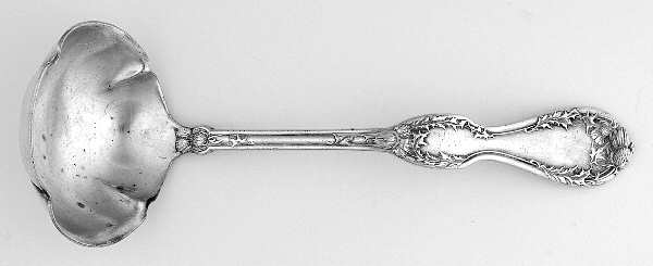 Thistle (Silverplate) Solid Gravy Ladle by National Silver Co