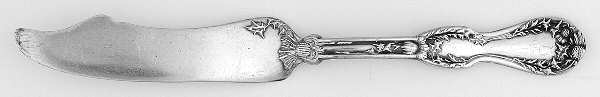 Thistle (Silverplate) Flat Handle Master Butter Knife