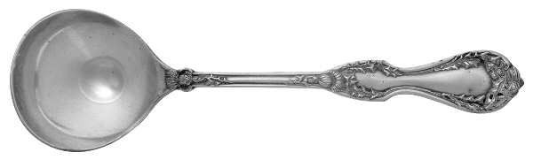 Thistle (Silverplate) Round Bowl Soup Spoon (Bouillon)