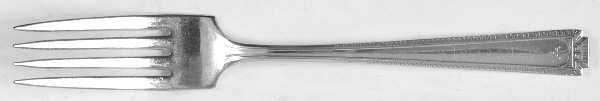 Viceroy One (Silverplate) Fork by National Silver Co