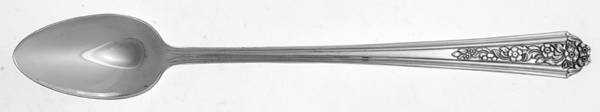 Viceroy Two (Silverplate) Iced Tea Spoon by National Silver Co