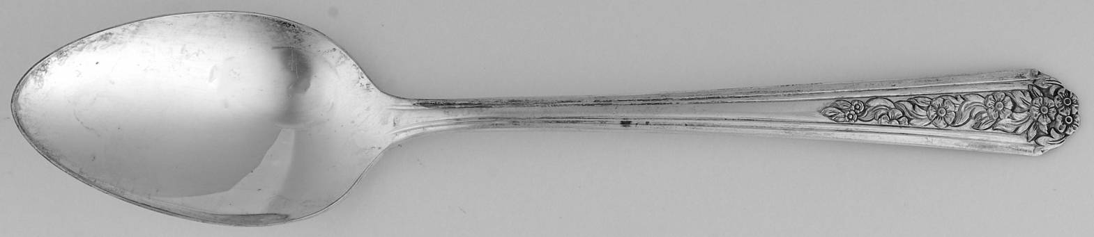 Viceroy Two (Silverplate) Place/Oval Soup Spoon by National Silver Co