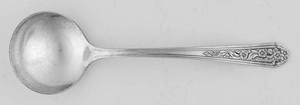 Viceroy Two (Silverplate) Round Bowl Soup Spoon (Bouillon)