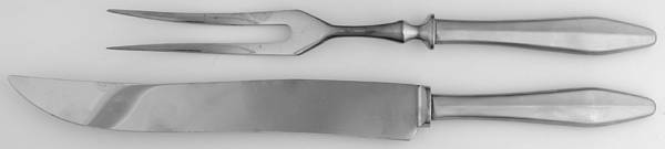 Inka (Stainless) Large 2-Piece Roast Carving Set w/Stainless Blade