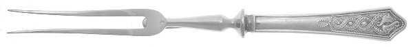 Celtic (Silverplate) Small Steak Carving Fork with Stainless Prongs by Newbridge