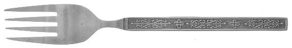 Kashmir (Stainless) Individual Salad Fork