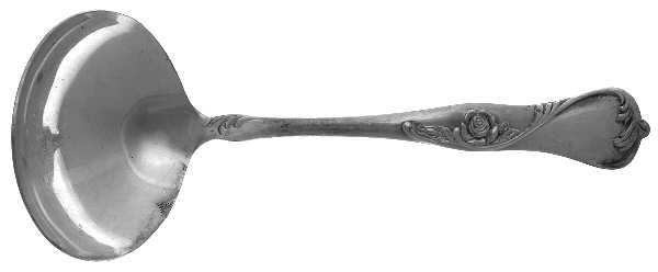 NTS25 (Silverplate) Solid Gravy Ladle