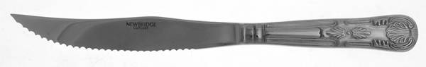 Kings (Silverplate, Unknown Date) Individual Solid Handle Steak Knife