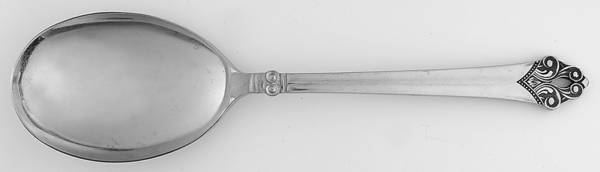 Roma (Stainless) Solid Smooth Casserole Spoon