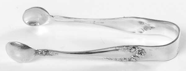 Normandy Rose (Sterling) Sugar Tongs