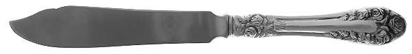 Normandy Rose (Sterling) Individual Fish Knife with Stainless Blade