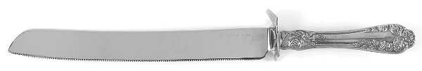 Normandy Rose (Sterling) Wedding Cake Knife with Stainless Blade
